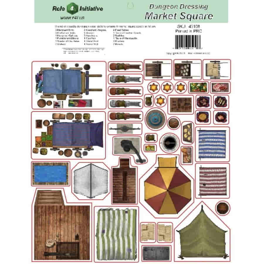 Dungeon Dressing: Dry Erase Vinyl Stickers