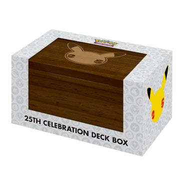 Pokémon 25th Anniversary Wood Deck Box