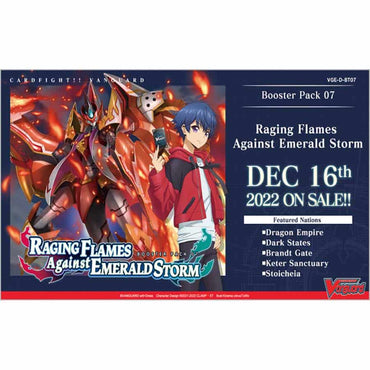 Cardfight Vanguard Overdress:  Raging Flames Vs Emerald Storm