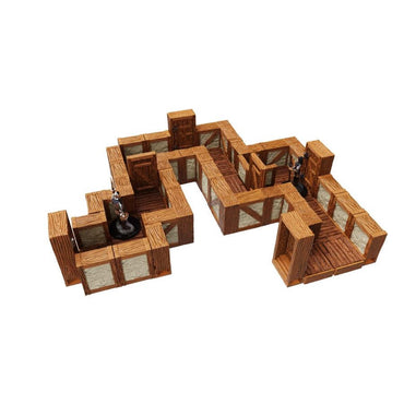 Warlock Tiles: Village Tiles 1" Straight Walls Expansion
