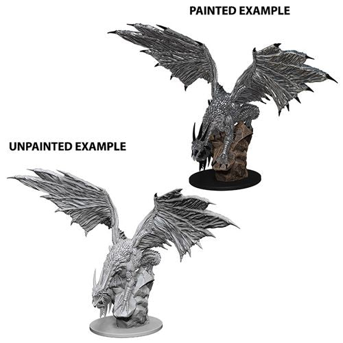 Pathfinder Deep Cuts unpainted Miniatures W12.5 Silver Dragon