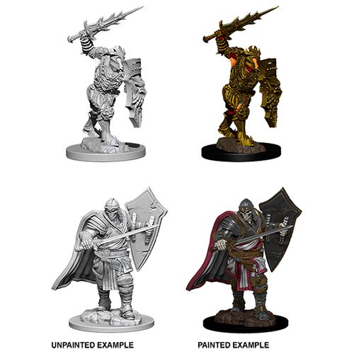 Dungeons & Dragons Unpainted Miniatures: W6 Death Knight & Helmed Horror