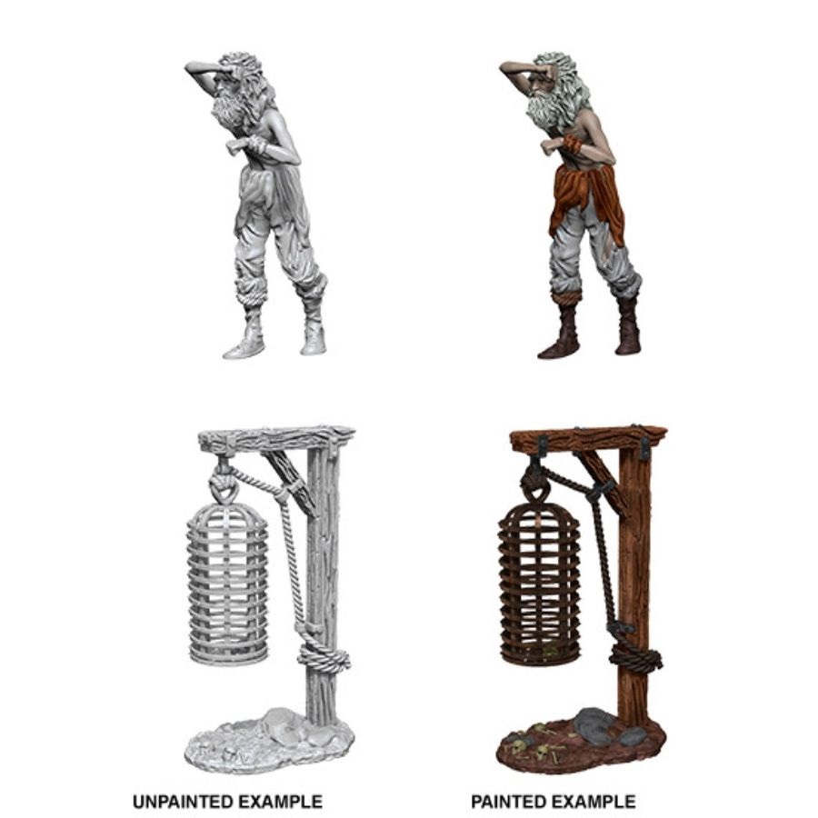 Dungeons & Dragons Nolzur`s Marvelous Unpainted Miniatures:  W12.5 Hanging Cage