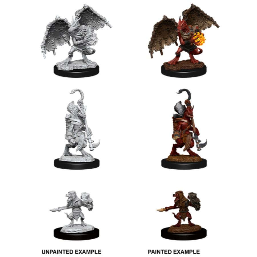 Dungeons & Dragons Nolzur`s Marvelous Unpainted Miniatures: W12 Kobold Inventor, Dragonshield & Sorcerer