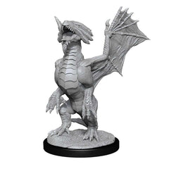 Dungeons & Dragons Nolzur`s Marvelous Unpainted Miniatures: W13 Silver Dragon Wyrmling & Halfling Dragon Friend