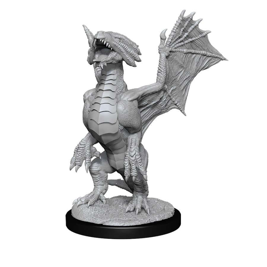 Dungeons & Dragons Nolzur`s Marvelous Unpainted Miniatures: W13Bronze Dragon Wyrmling & Treasure Pile