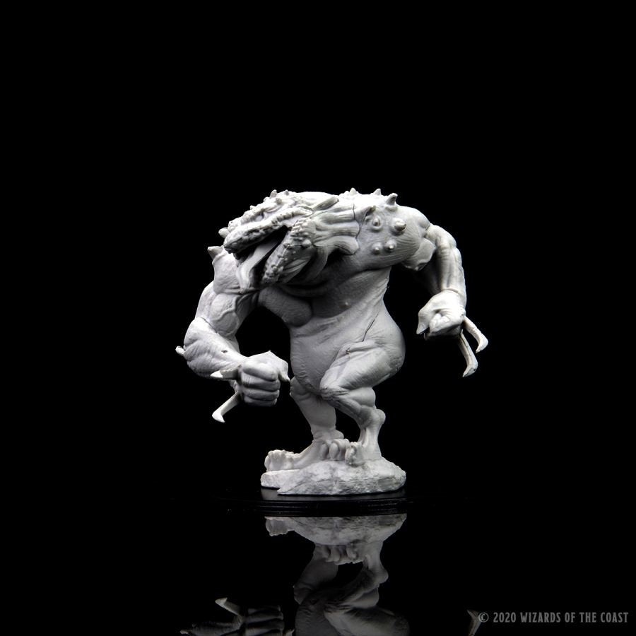 Dungeons & Dragons Nolzur`s Marvelous Unpainted Miniatures:  W12.5 Blue Slaad