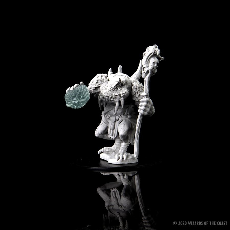 Dungeons & Dragons Nolzur`s Marvelous Unpainted Miniatures:  W12.5 Green Slaad