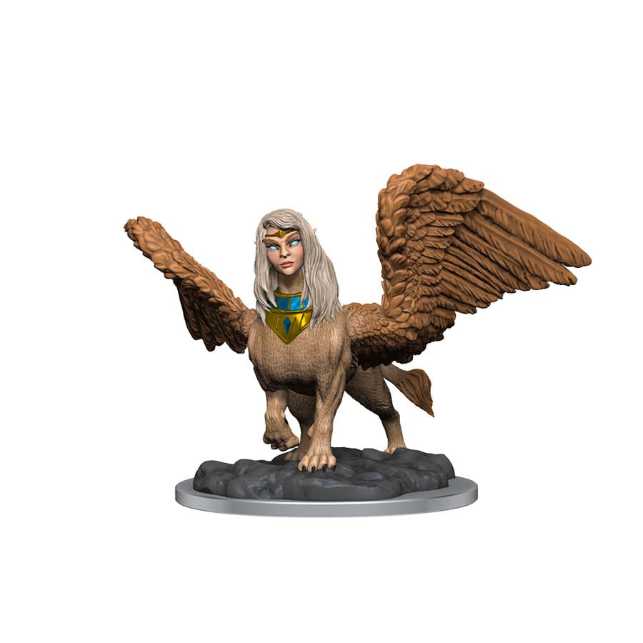 Critical Role Unpainted Miniature: W3 Female Sphinx