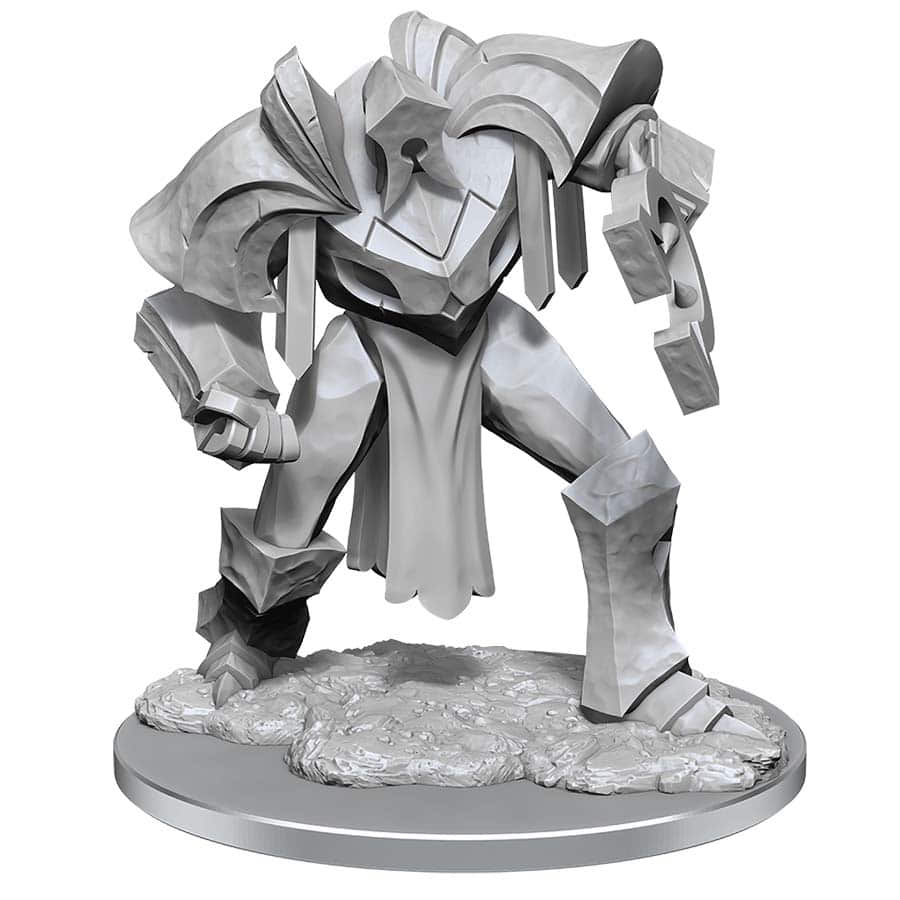 Critical Role Unpainted Miniature: W3 Mage Hunter Golem