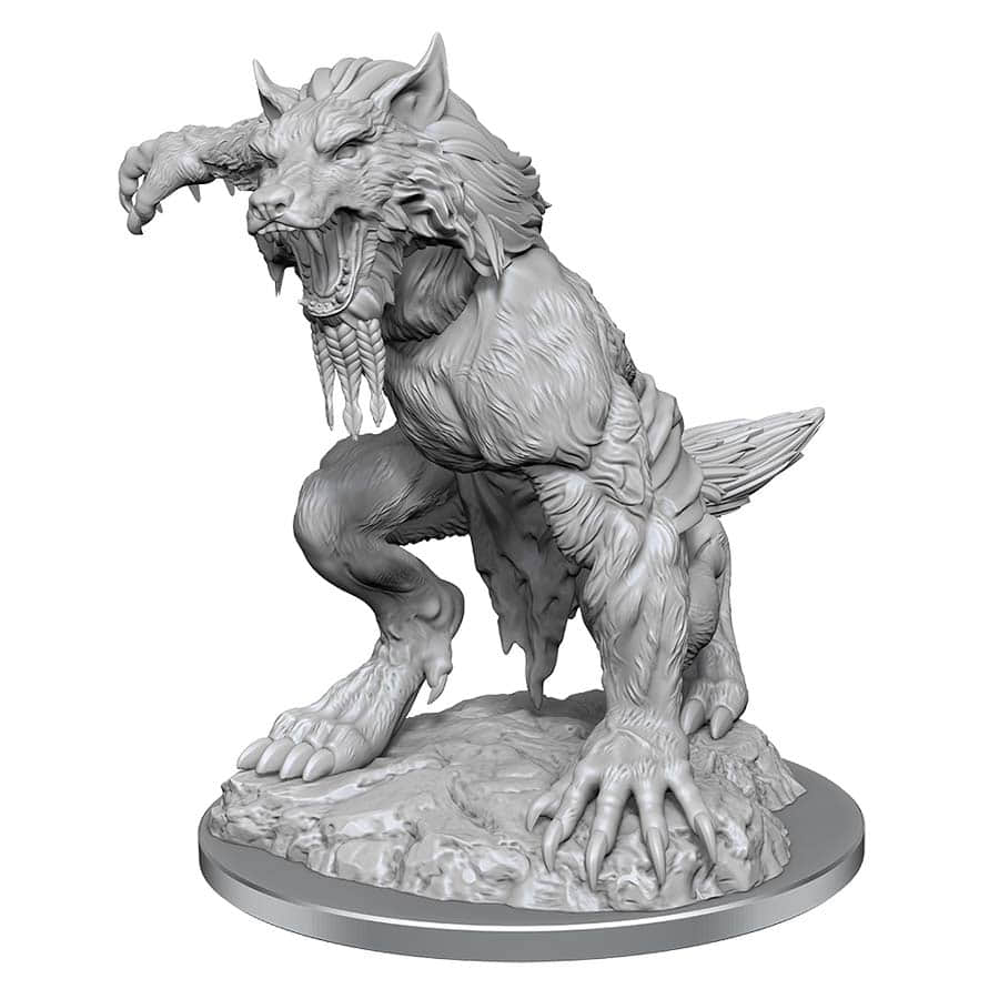 Critical Role Unpainted Miniature: W3 Fey Werewolves