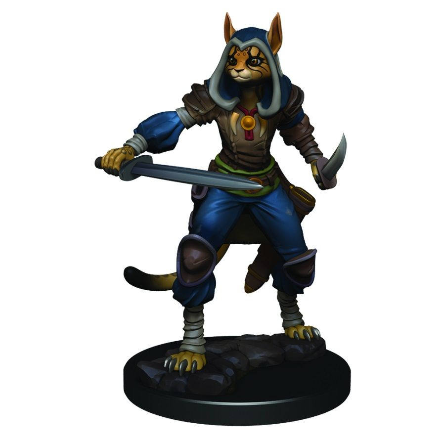 Dungeons & Dragons Icons of the Realms Premium Figures: W3 Tabaxi Rouge
