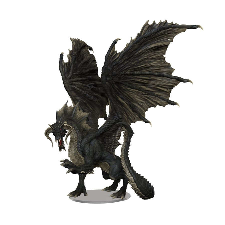 Dungeons And Dragons Miniatures: Icons of the Realms: Adult Black Dragon