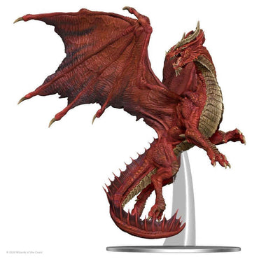 Dungeons And Dragons Miniatures: Icons of the Realms: Adult Red Dragon UNpainted
