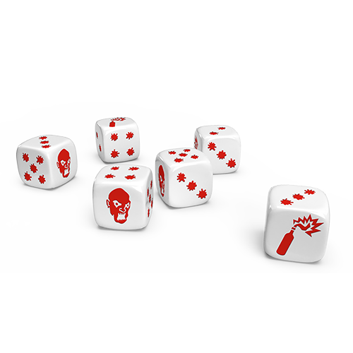 Zombicide 2nd Edition: Special Black and White Dice